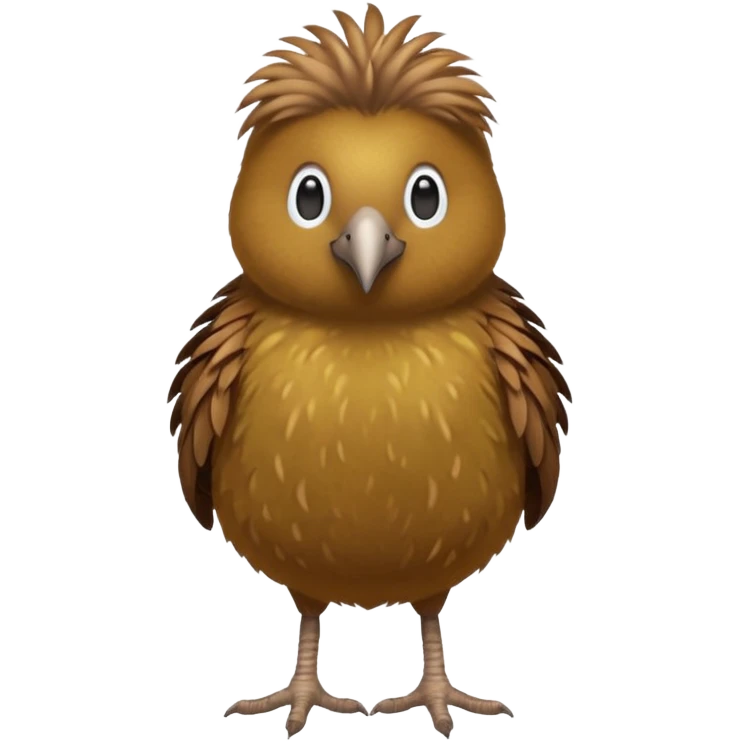 Kiwi bird on two feet emoji
