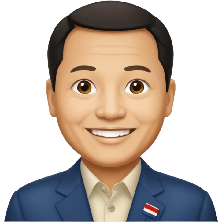 prabowo with text "oke gas" emoji
