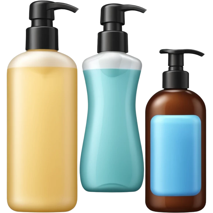 Shampoo, conditioner, mask  emoji