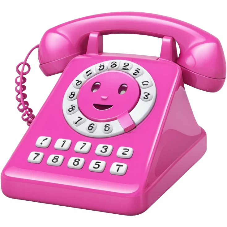 pink caller id emoji