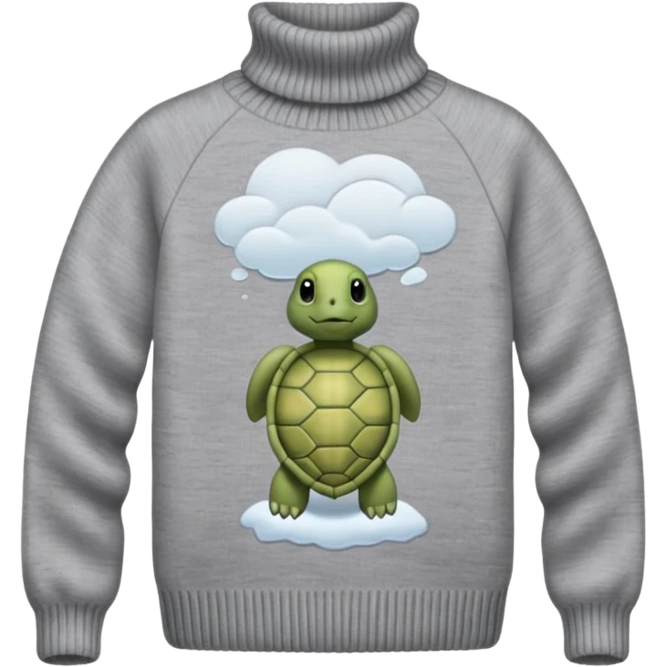 Turtle neck sweater emoji