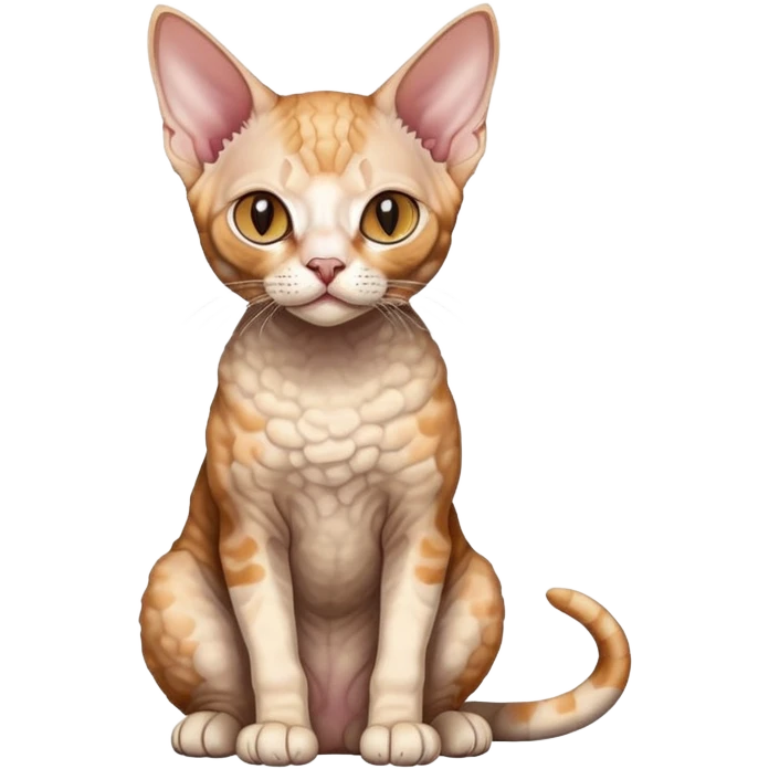 Devon cat sitting emoji