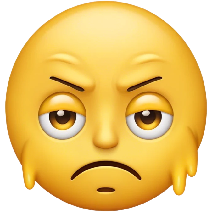 emoji qui souffle, il est saoulé emoji