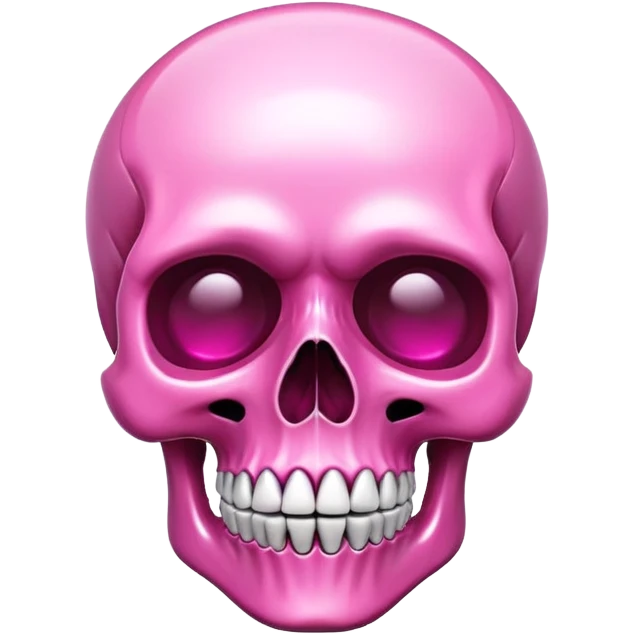 pink skull emoji