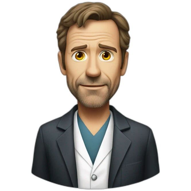 Dr. Gregory House from "House M.D." emoji