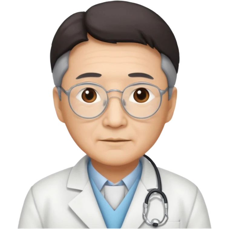 asian physician older emoji