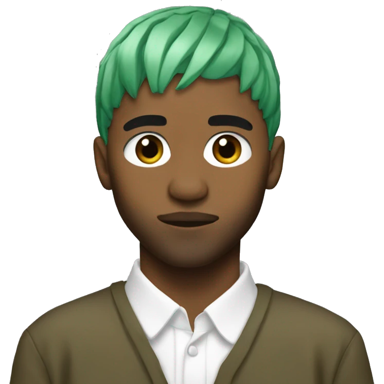 Frank Ocean Green Hair Blonde emoji