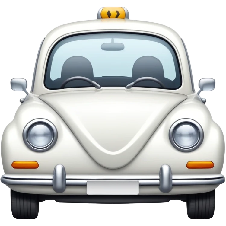 Voiture blanche  emoji