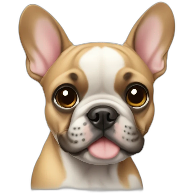 French bulldog fawn emoji