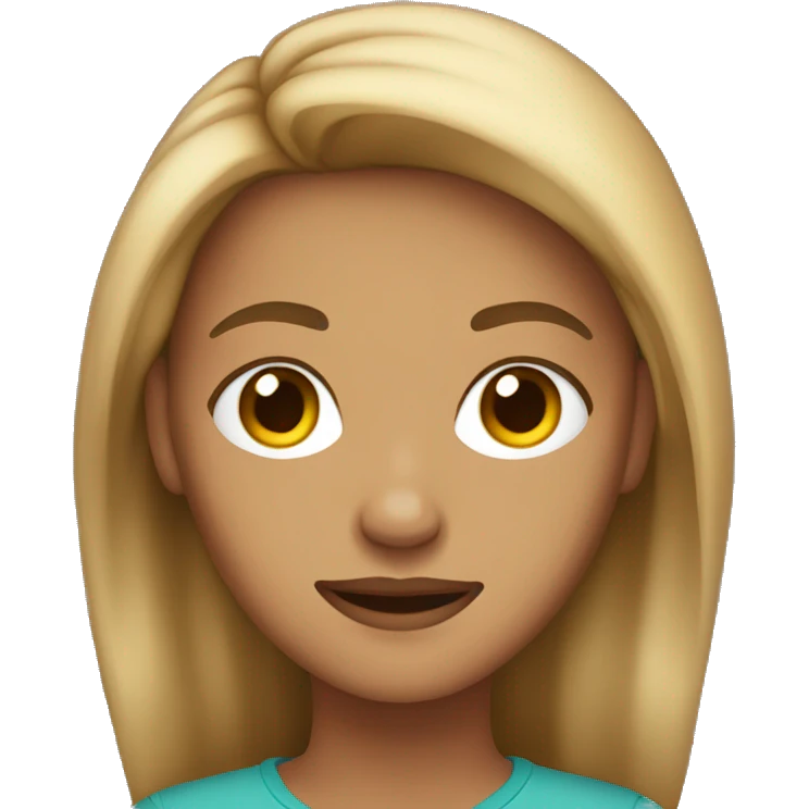 A medium skin tone teen emoji