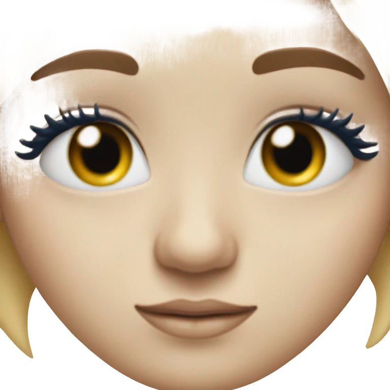 realistic dark blue eye with eyelid and eyelashes emoji