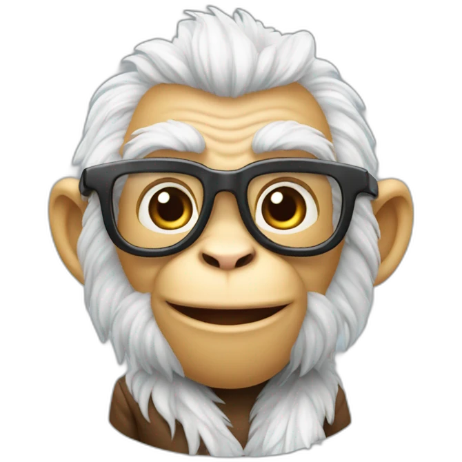 monkey professor in saint moritz emoji