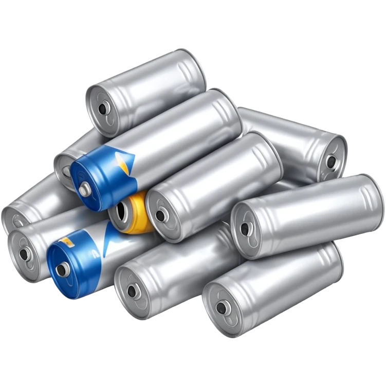 lot of empty Energy Drink Cans emoji