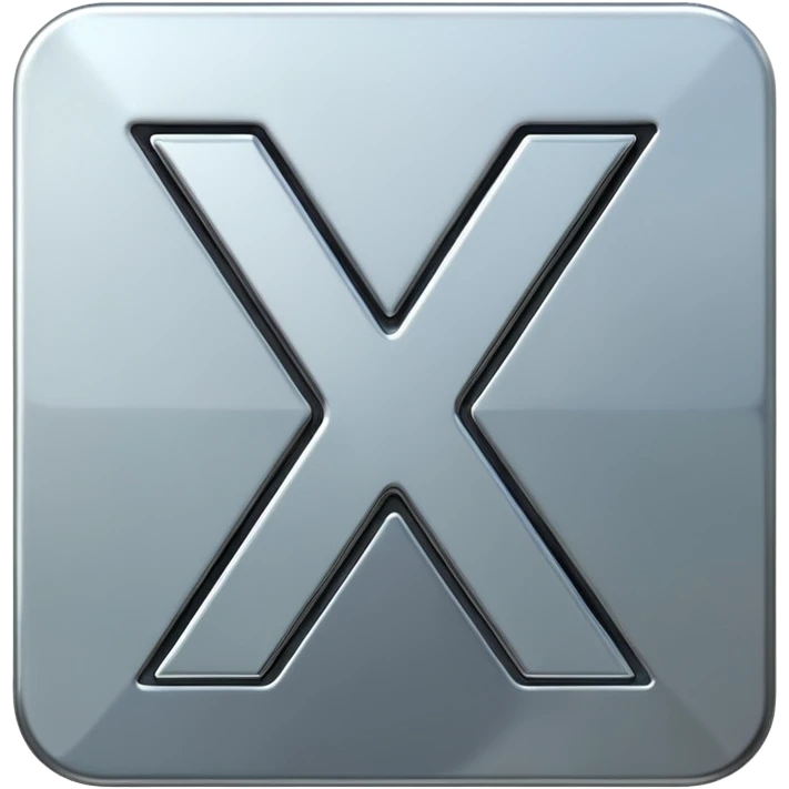 Block letters: A,T & X emoji