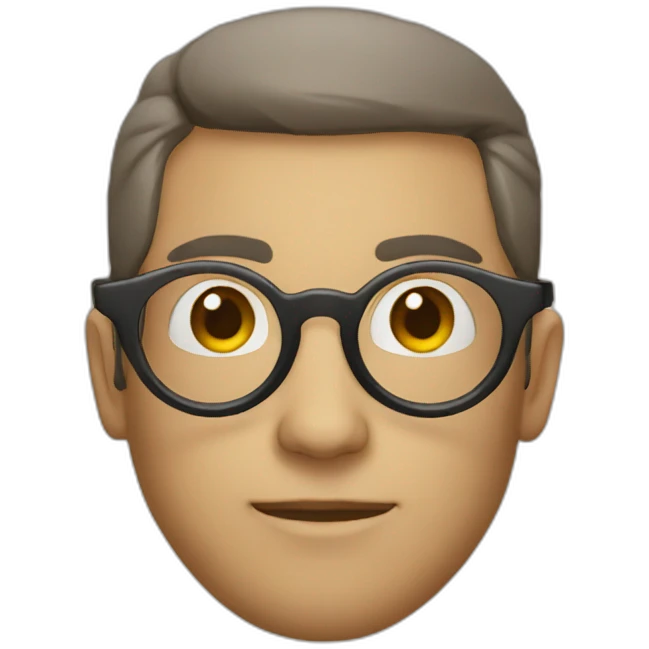 circle glasses emoji