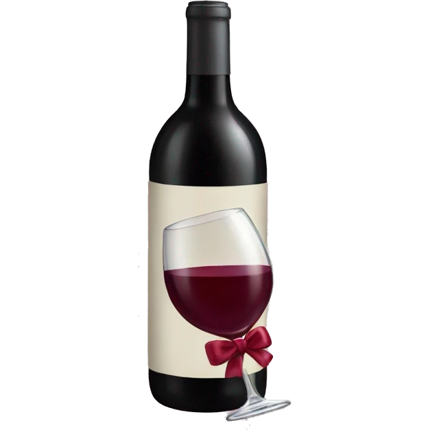 wine bow emoji