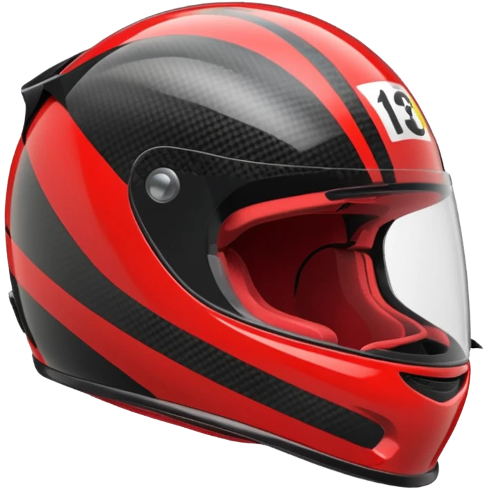 Formula racer helmet emoji