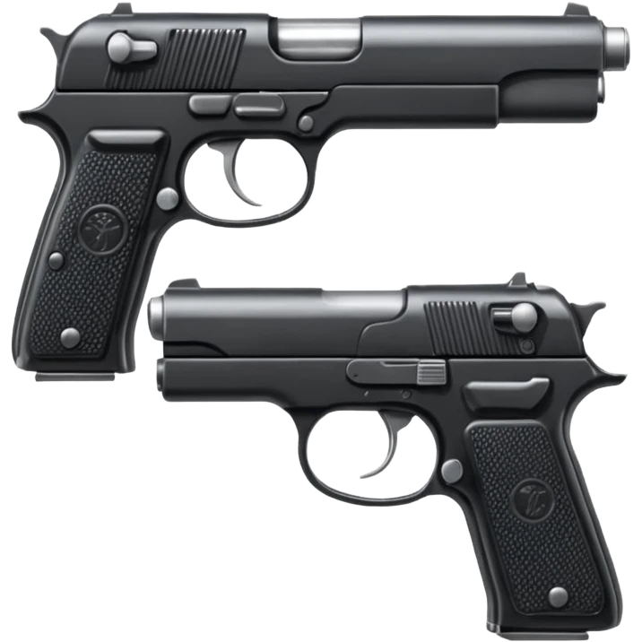 2 guns emoji
