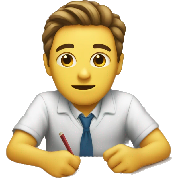 study a exam emoji