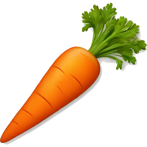 Carrot looking like pipi emoji