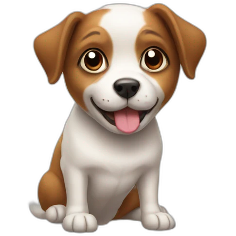 Little dog emoji