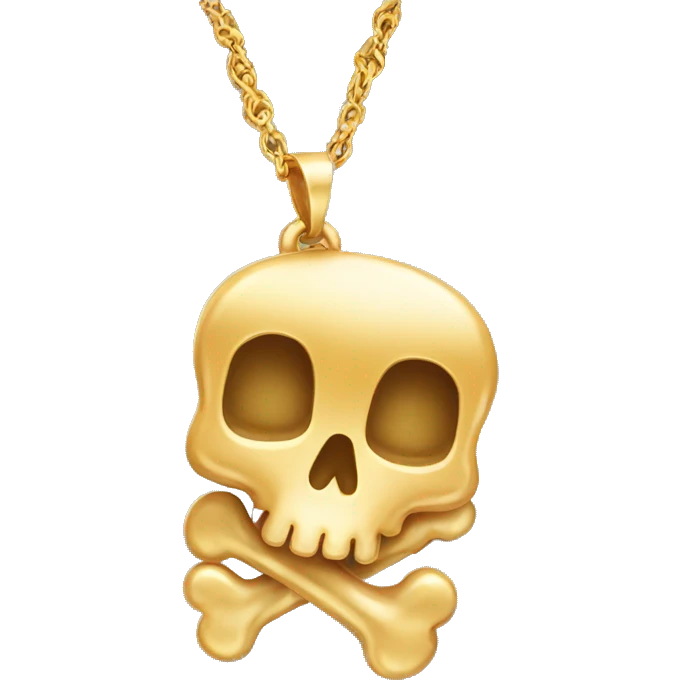 Golden bone Pendant  emoji