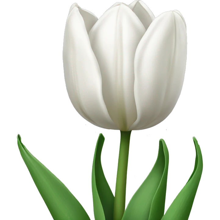 Weiße Tulpen  emoji
