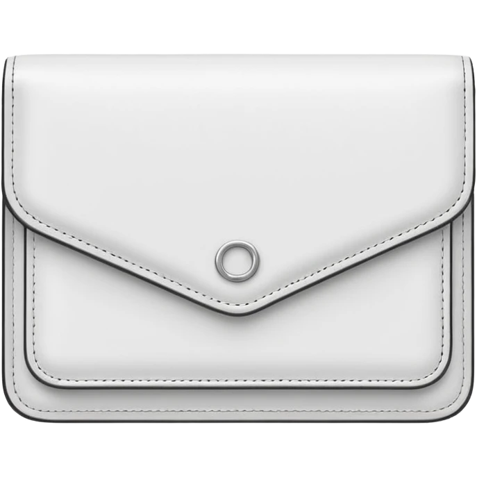 white wallet emoji