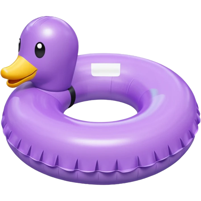Pastel purple pool float emoji
