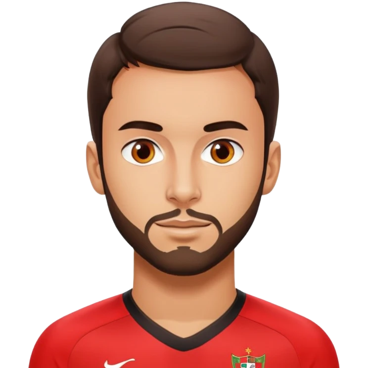 Rafa Silva, Portuguese footballer in red jersey emoji