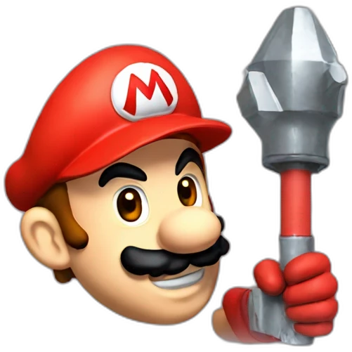 mario avec drill emoji