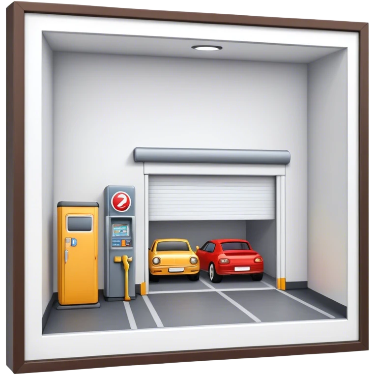 company tier 1 (show a little garage like a statup) 3d view emoji