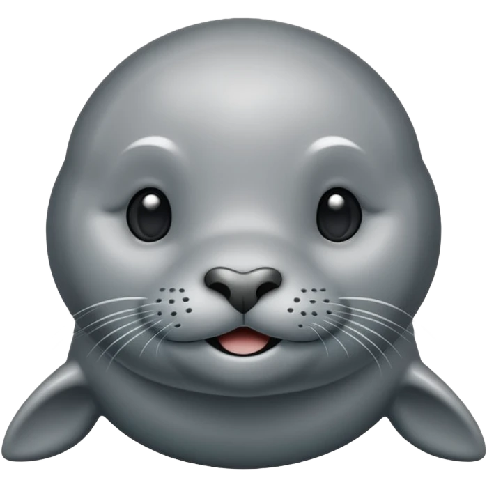 Smiling seal emoji