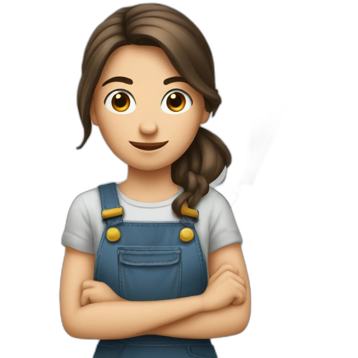 Fille qui poursuit garçon avec un couteau dans les mains emoji