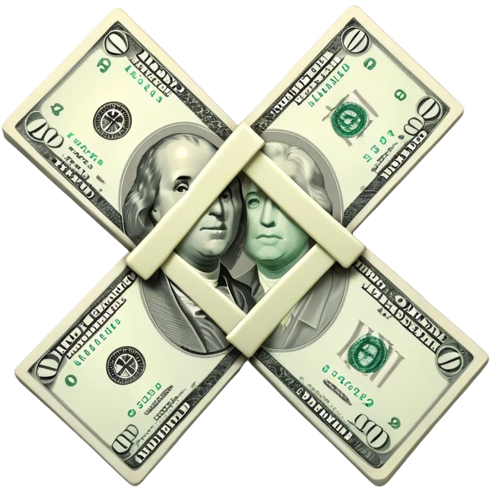 crossed out money emoji