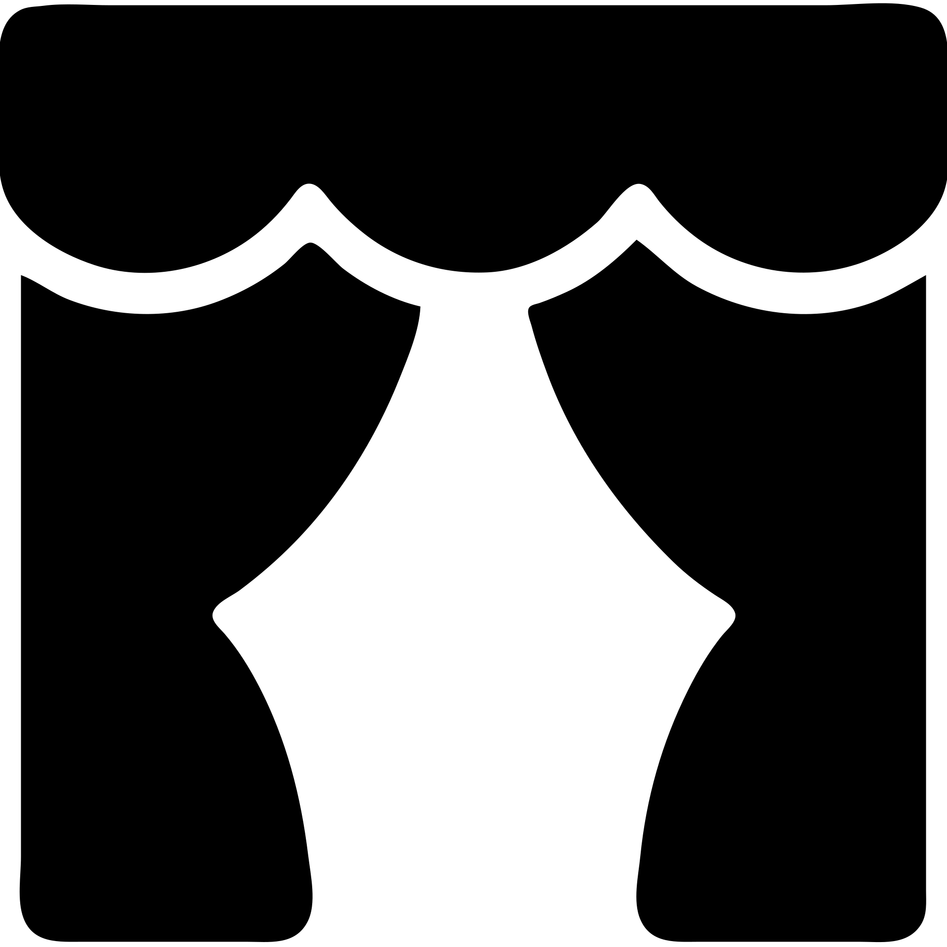 red stage curtain, solid filled icon, simple silhouette emoji