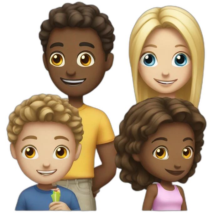 white friends playing games emoji