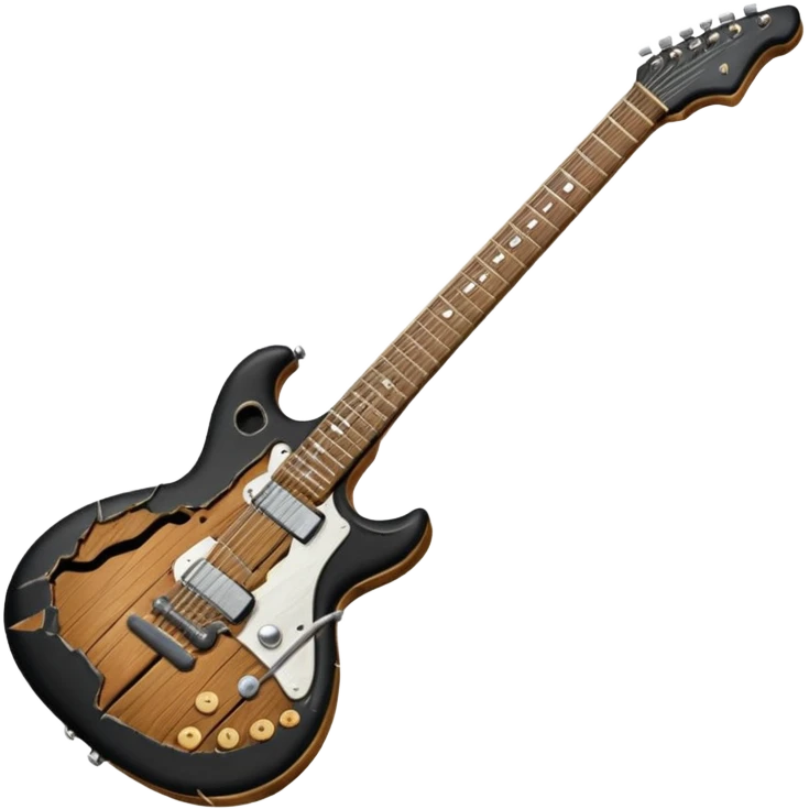 broken electric giutar emoji
