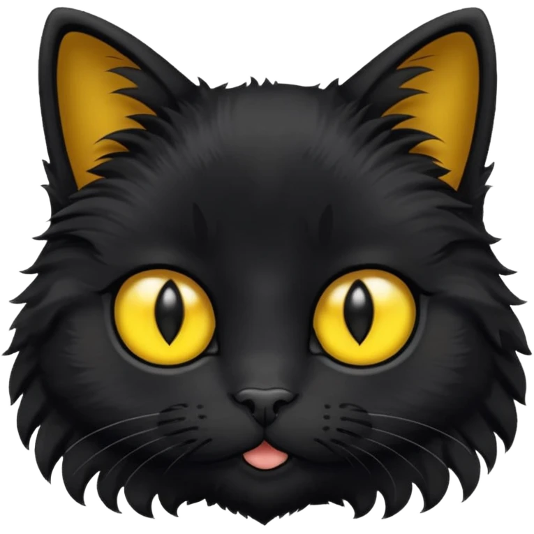 Cute black cat emoji