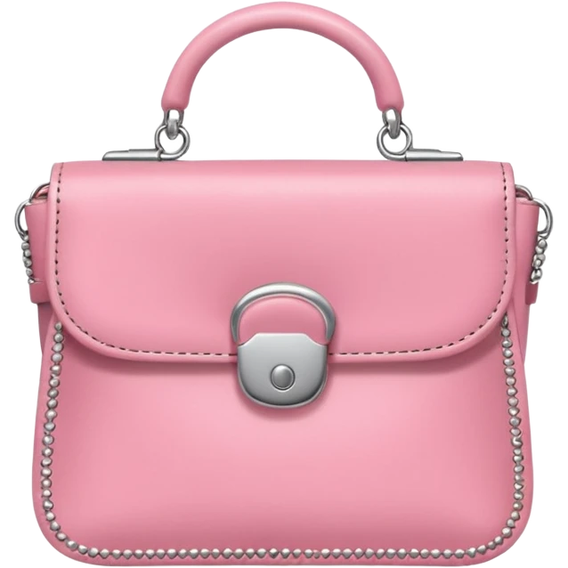 CARTERA rosita  con plata celular  emoji