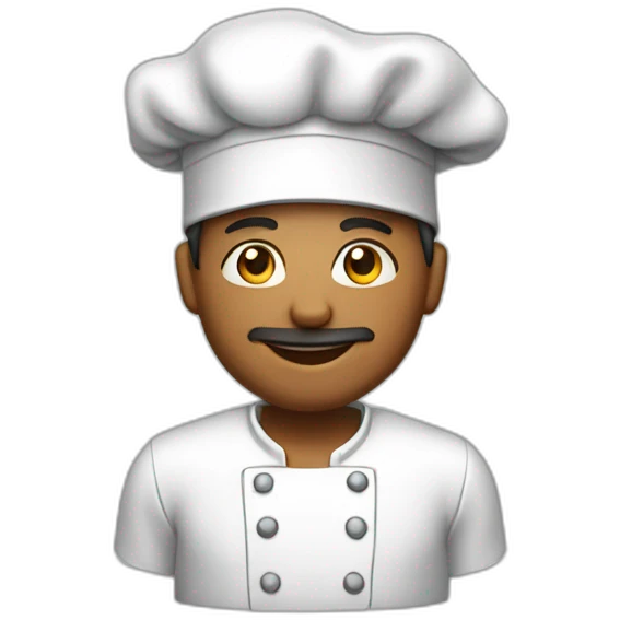 Cook-whit-red-hat emoji