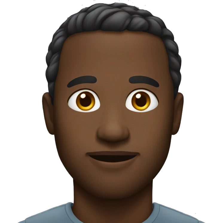 black man emoji