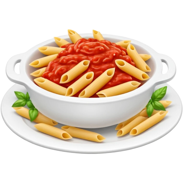 Penne Pasta with sauce  emoji