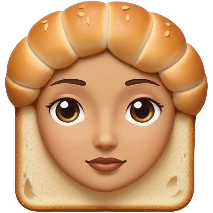 bread who looks like a woman  emoji