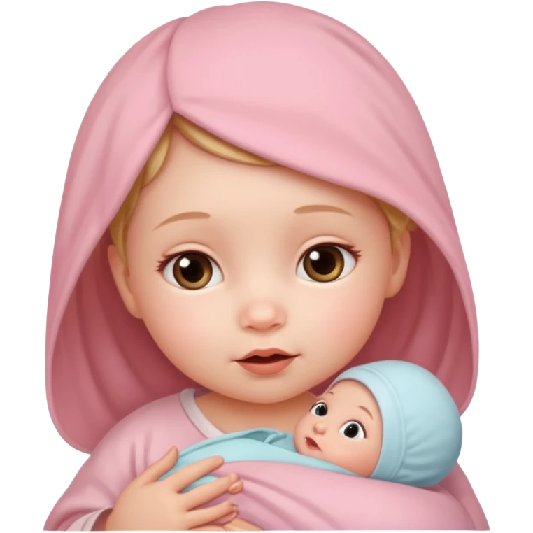 new born baby gỉrl emoji