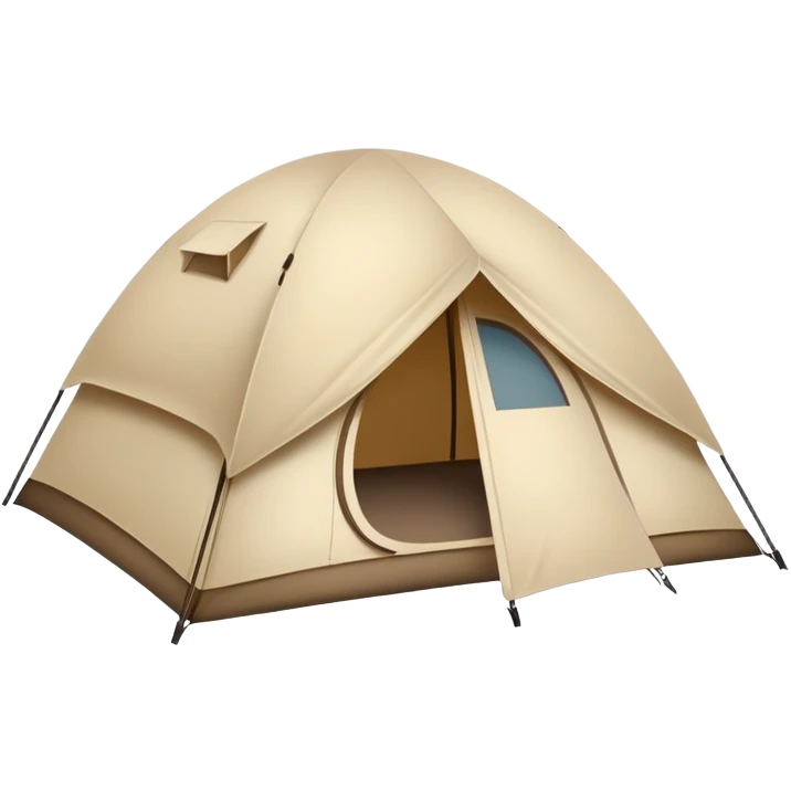 camping tent emoji