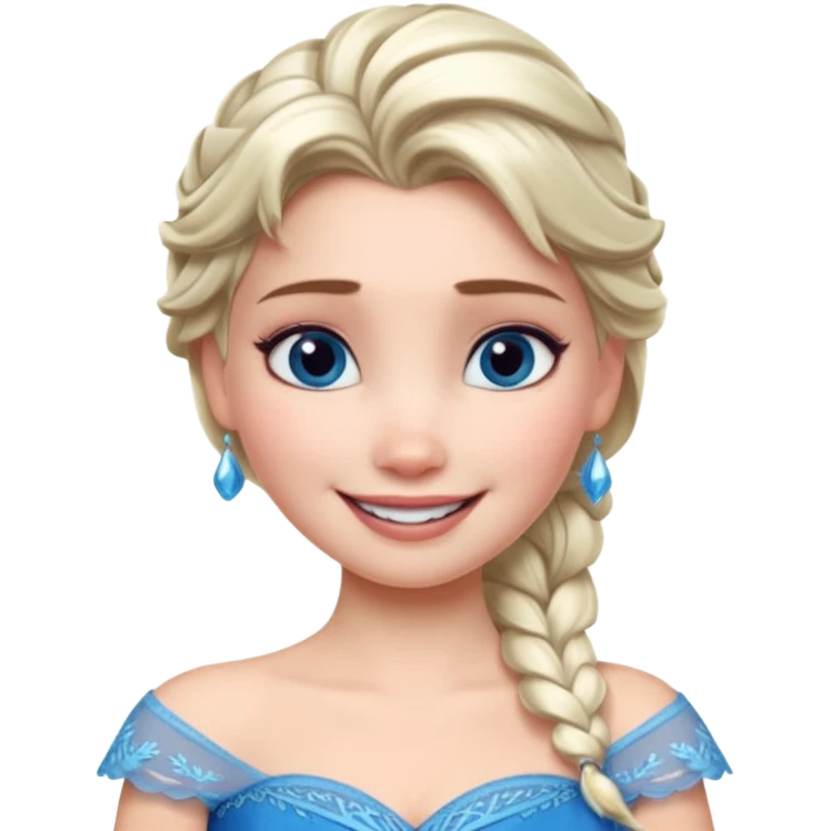 elsa frozen disney emoji