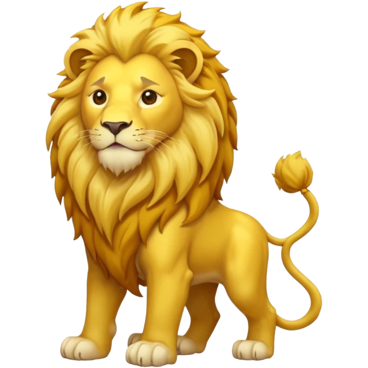 yellow lion emoji
