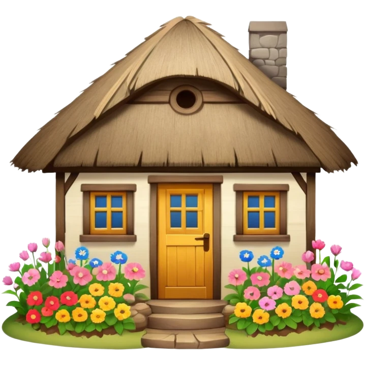 Wooden Cottage emoji