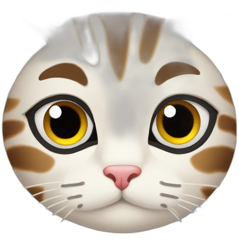 confused cat face looking sideways emoji